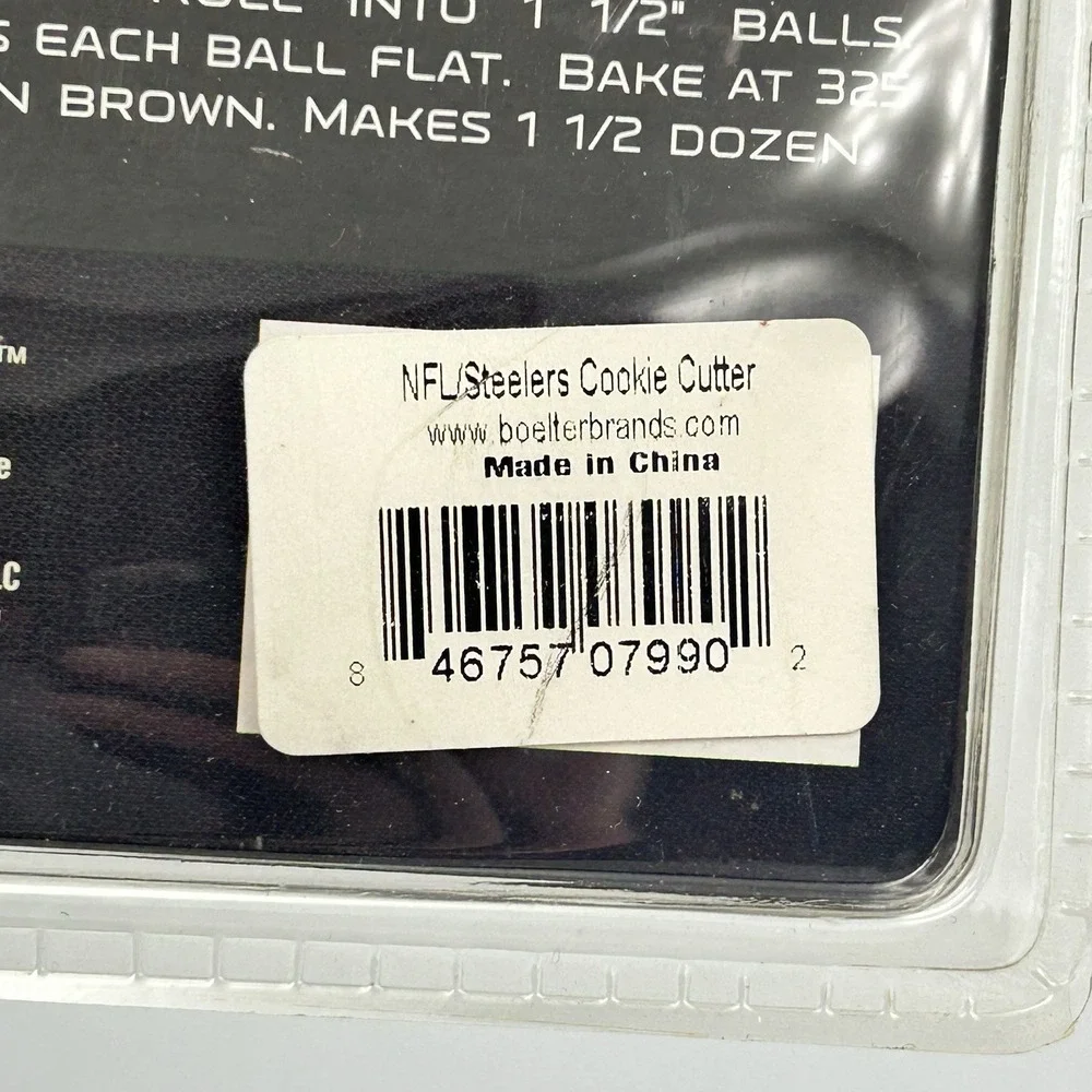NFL Pittsburgh Steelers Cookie‎ Cutter Set 4pc NEW SEALED